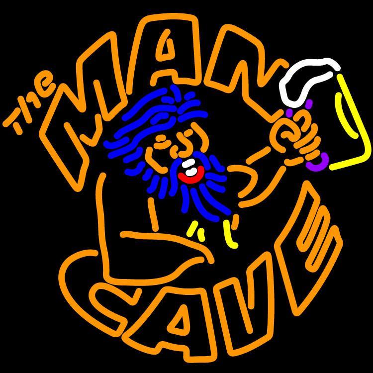 Man Cave Here Neon Sign